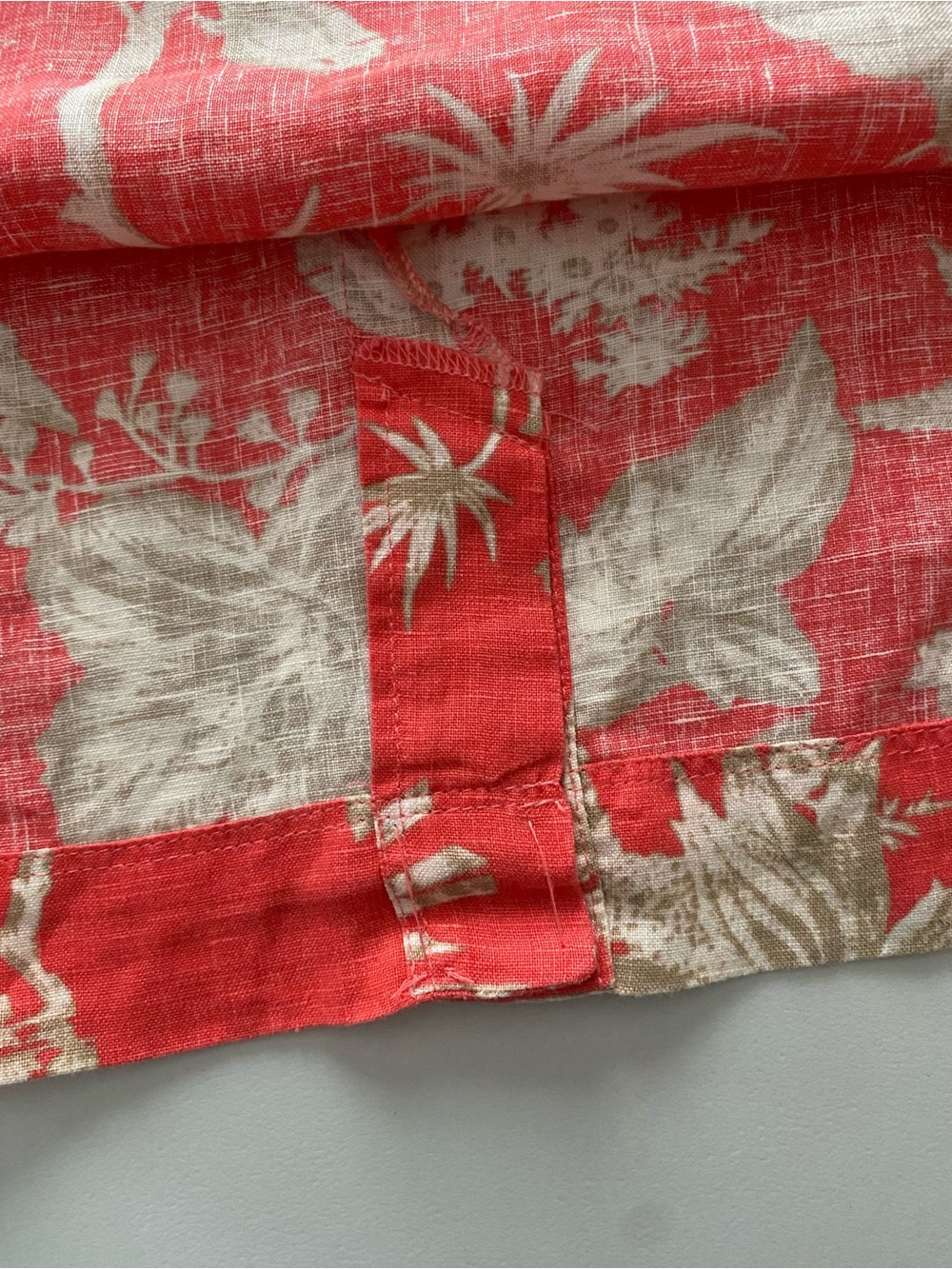 J.Jill Love Linen Tropical Floral Print 100% Linen Coastal Shift Dress Size XLP - Picture 10 of 12